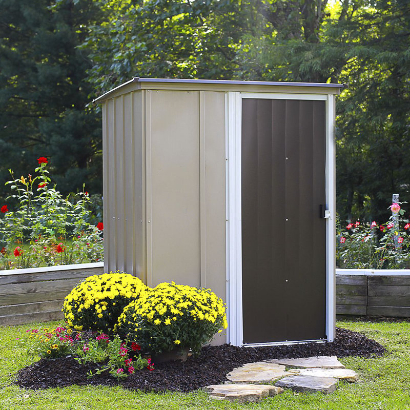Arrow Brent 5 ft. W x 4 ft. D Metal Vertical Tool Shed 